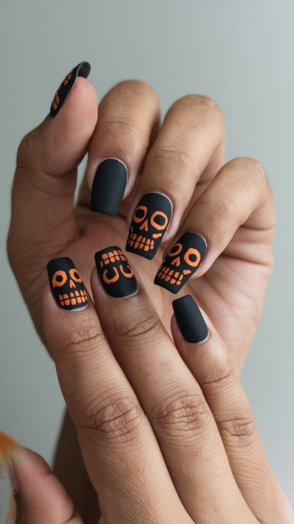 Best Black Halloween Nails Designs