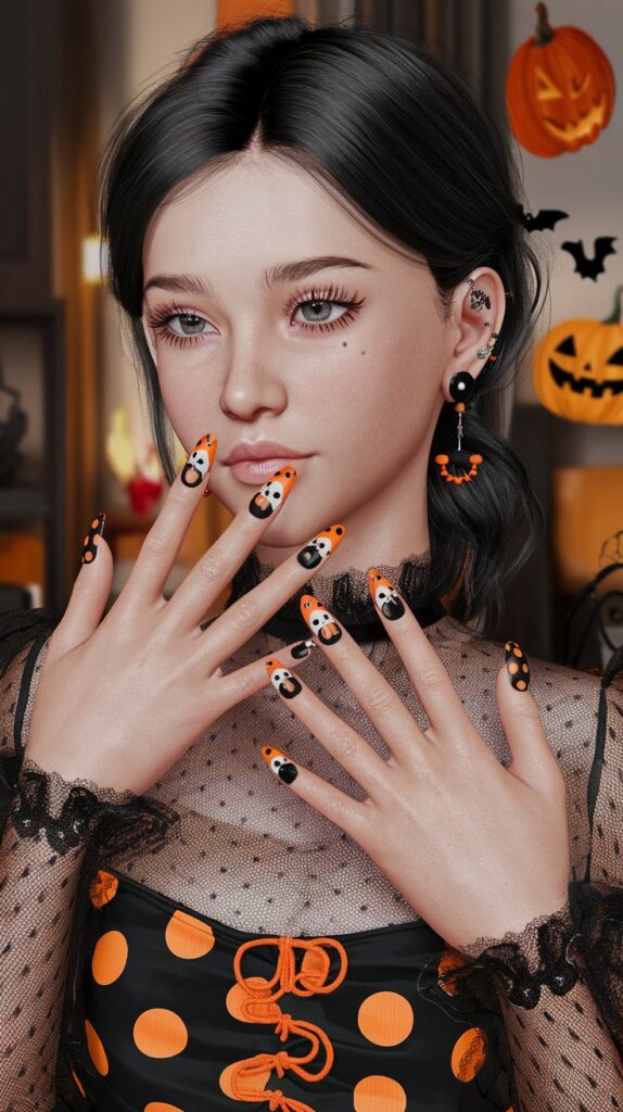 Best Black Halloween Nails Designs