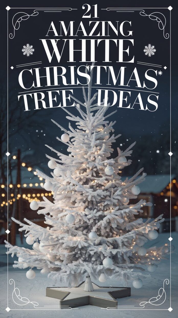 Amazing White Christmas Tree Ideas