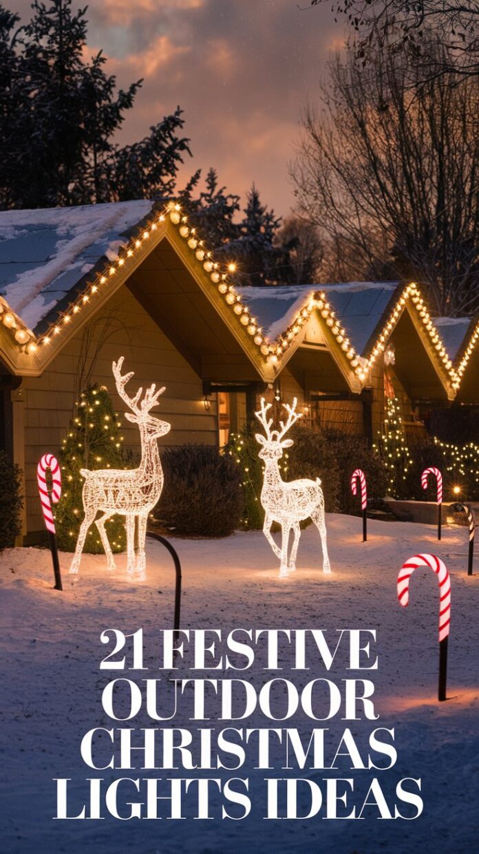 Festive Outdoor Christmas Lights Ideas