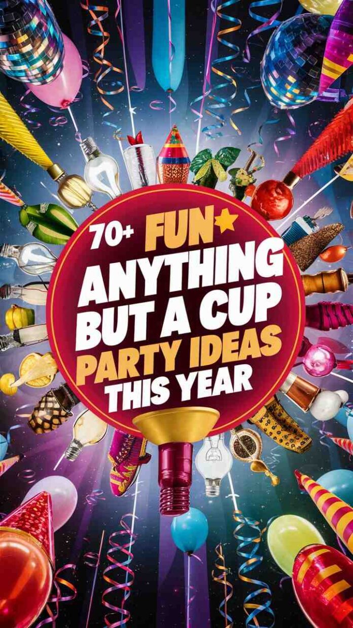 Fun Anything But a Cup Party Ideas This Year