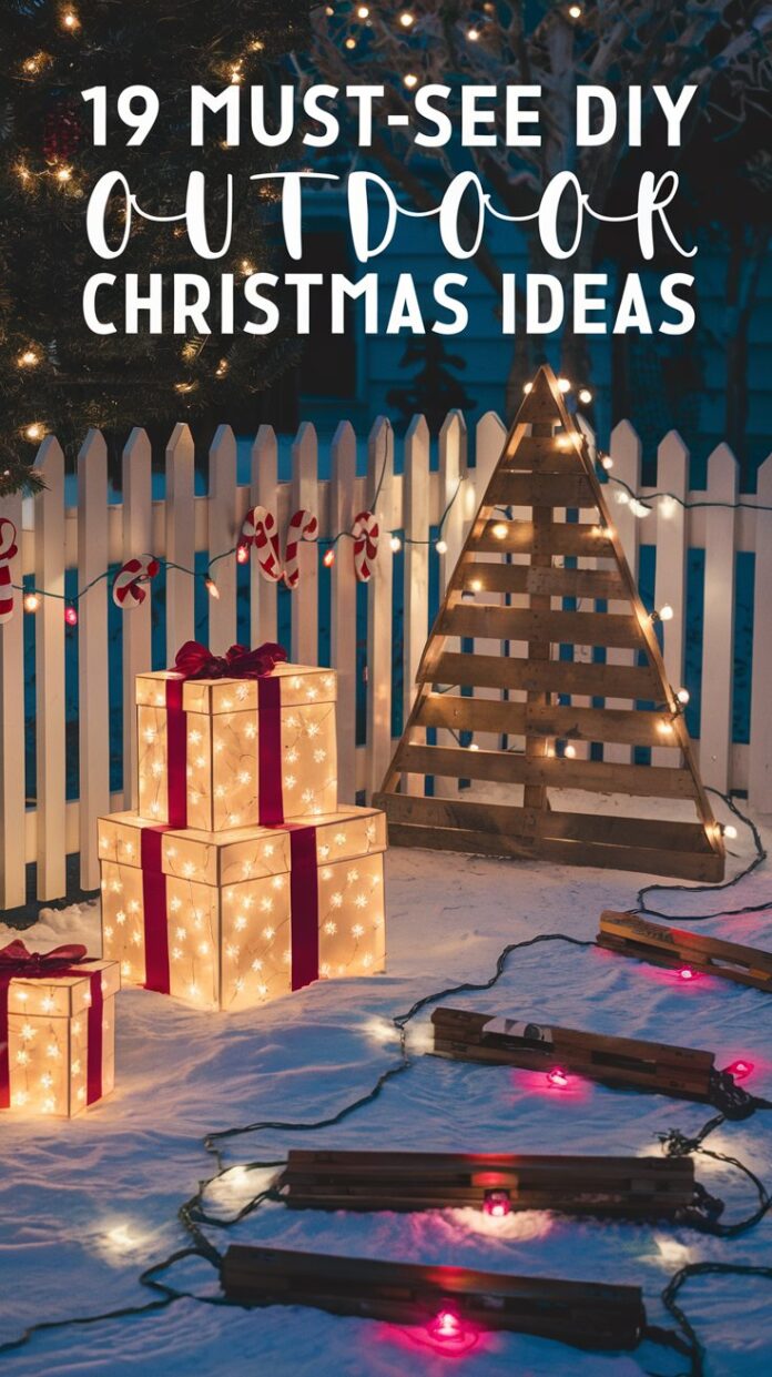 Must-See DIY Outdoor Christmas Ideas